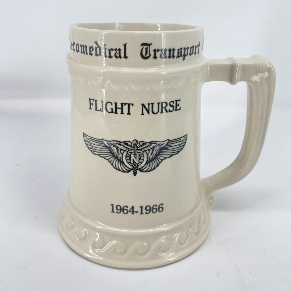12th Aeromedical Transport Sqdn Flight Nurse Stein Mug Vera 1964-1966 Balfour